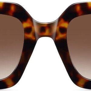 Retro Square Sunglasses for Women Men Oversized UV400 Big Shades Beach Style